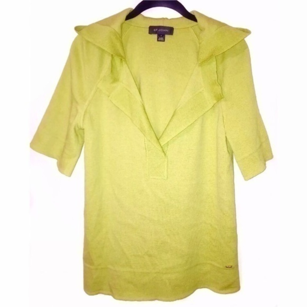 St. John Hooded Sweater, Small, Wool, Perfect!
